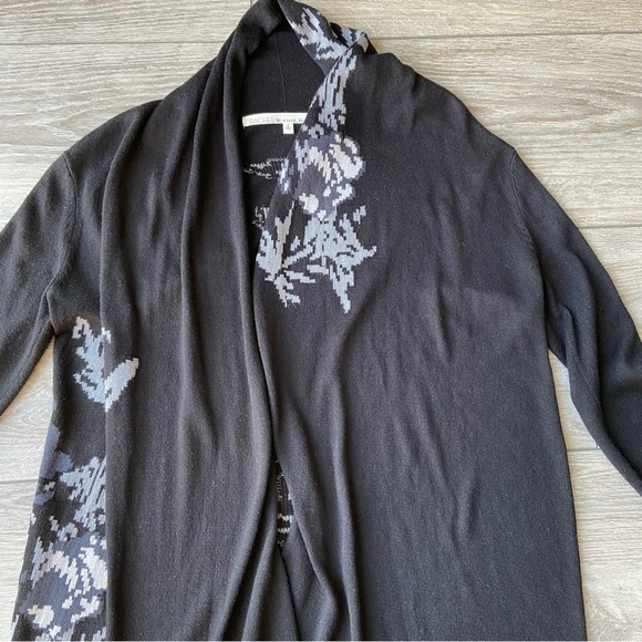 Rachel Roy Boho  Tassel Animal Pattern Lightweight Cardigan - Picture 8 of 16